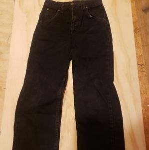 BOYS 10 SLIM BLACK WRANGLER JEANS
